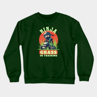 Ninja Grass In Training Crewneck Sweatshirt